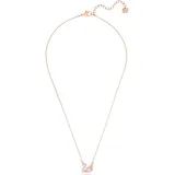Swarovski Swan Halskette Rosa / Messing
