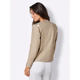 CREATION L Leinen-Viskose-Blazer in beige | Gr.: 40