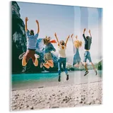 Ihr Foto/eigenes Bild individuell selbst gestalten 18x18 cm als Wanddeko/Fotocollage auf Acrylglas oder echtem Holz mit detailreichem und farbenfrohen UV-Druck direkt bedruckt