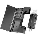 Logilink Card Reader, Extern, USB 3.2 Gen1, microSD, SD-