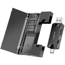 Logilink Card Reader, Extern, USB 3.2 Gen1, microSD, SD-