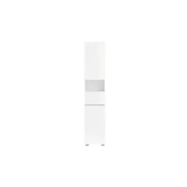 VASAGLE Badschrank weiß 30,0 x 30,0 x 170,0 cm