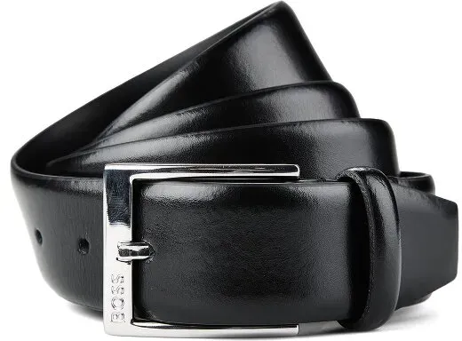 Boss Elloy Gürtel Leder 100 cm schwarz