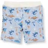 Playshoes UV-Schutz Badeshorts Dino allover blau, 74/80