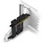 NZXT GPU Grafikkartenhalter Riser Card inkl. PCI-Slot Blende für H7