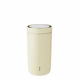 Stelton To Go Click Thermobecher 200 ml hellgelb aus doppelschichtigem Stahl