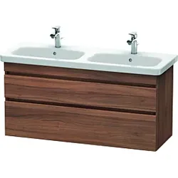 Duravit DuraStyle Waschtischunterbau DS649807979 Nussbaum Natur, 123x44,8x61cm, 2 Auszüge