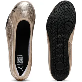 Puma Damen Catch Metallic Whisper Ballerinas 37.5, Gold Black