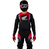 Fox Flexair Honda Motocross Jersey, schwarz-rot, Größe