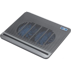 Rivacase 5555 silver laptop cooling pad up to 15.6, Notebook Ständer, Silber