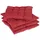 Relaxdays Stuhlkissen 38 x 38 cm rot 4 St.