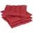 Relaxdays Stuhlkissen 38 x 38 cm rot 4 St.