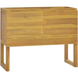 Badschrank 90x45x75 cm Massivholz Teak