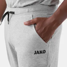 Jako Jogginghose Base mit Bündchen hellgrau meliert, XL