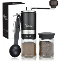MILU Manuelle Kaffeemühle Handkaffeemühle mit Keramik Mahlwerk I 6