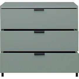 Mäusbacher Kommode MÄUSBACHER "Bonnie TOPSELLER", grün (pine grün matt), B:81cm H:80cm T:45cm, Holzwerkstoff, Sideboards, Kommode, Kommode mit 3 Schubladen