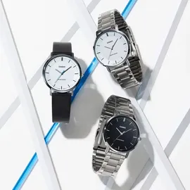 Casio Standard Quartz Dress MTP-VT04D-1E Edelstahl 38 mm MTP-VT04D-1E