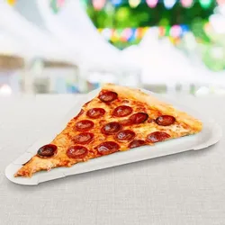 1000 Pizzateller PAP FSC Mix dreieckig weiß 26,5x20cm Umweltfreundlich, robust