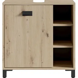 byLIVING Waschbeckenunterschrank Wellness 60 x 62 cm Beige