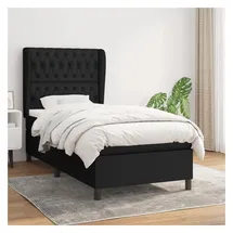 vidaXL Boxspringbett 100 x 200 cm Schwarz