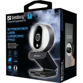 Sandberg USB Webcam Pro Silber/Weiß