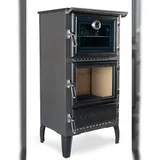 caliskan Kaminofen Holzherd 306 Stahl Schwarz
