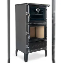 caliskan Kaminofen Holzherd 306 Stahl Schwarz