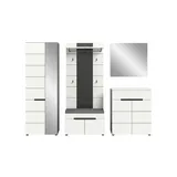 VCM Canu Garderobenkombination 255x37x190 cm grau