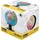 IDENA Mini-Globus politisch 11cm - Braun