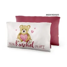La Vida Kuschelkissen Mein Kuschel Platz, Dekokissen, Reisekissen, Teddy