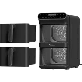 TURBO TRONIC TurboTronic Heißluftfritteuse XXL 11L schwarz