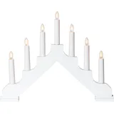 EGLO Lichterbogen Weihnachten mit 7 Glühbirnen  weiß