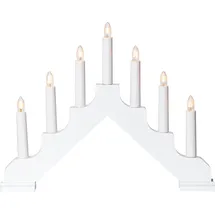 EGLO Lichterbogen Weihnachten mit 7 Glühbirnen  weiß