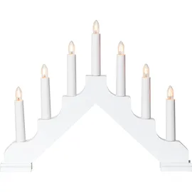 EGLO Lichterbogen Weihnachten mit 7 Glühbirnen  weiß