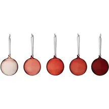 Iittala Weihnachtskugeln 8 cm, rot 5 St.
