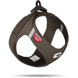 Curli Clasp Vest Hundegeschirr Braun M