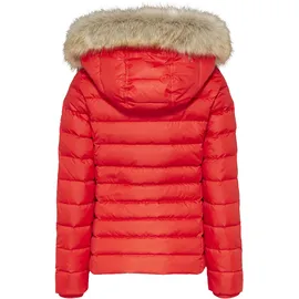 Tommy Jeans Damen Daunenjacke Basic Winter, Rot (Deep Crimson), S - S