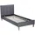Homestyle4u Polsterbett 90 x 200 cm Grau
