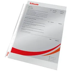Esselte Prospekthüllen Standard DIN A4 glasklar 0,05 mm, 100 St.