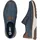 Rieker Slip-Ons Herren Blau/Cognac 43