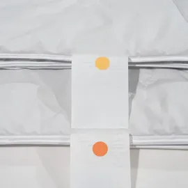 Künsemüller Cashmere Bettdecke warm 155 x 220 cm Edles Himalaya-Kaschmir - Weiß