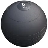 Gorilla Sports GORILLA SPORTS® Slam Ball - 3kg, 5kg, 7kg, 10kg, 15kg, 20kg Gewichte, Einzeln/Set, mit Griffiger Oberfläche, rutschfest, Schwarz - Gewichtsball, Fitnessball, Slamball, Medizinball, Trainingsball