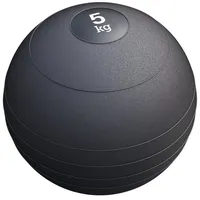 Gorilla Sports GORILLA SPORTS® Slam Ball - 3kg, 5kg, 7kg, 10kg, 15kg, 20kg Gewichte, Einzeln/Set, mit Griffiger Oberfläche, rutschfest, Schwarz - Gewichtsball, Fitnessball, Slamball, Medizinball, Trainingsball