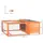 PawHut Kleintierstall 125,5 x 100 x 49 cm orange