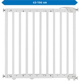 Reer | Baukasten zum Selberbauen | zum Klemmen oder Schrauben | ausziehbar 63-106 cm | weiß