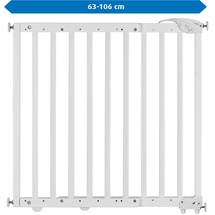 Reer | Baukasten zum Selberbauen | zum Klemmen oder Schrauben | ausziehbar 63-106 cm | weiß