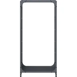 vidaXL Kaminholzregal Kaltgewalzter Stahl 44 x 28 x 90 cm Anthrazit