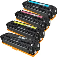 Ampertec 4 Ampertec Toner ersetzt HP CE320A-23A 128A Multipack