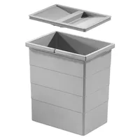 HAILO Einbaumülleimer 20 l Grau