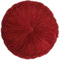  Kissen KANAN VELVET, Rot - Ø 40 cm -
